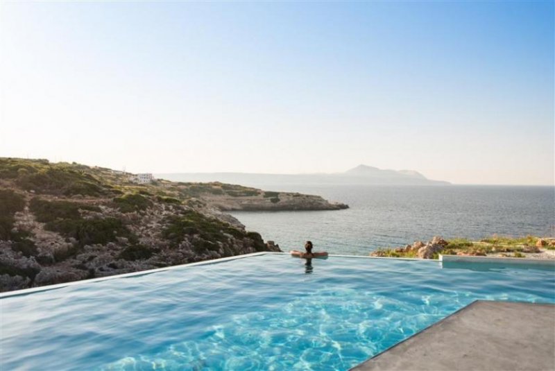 Kokkino Chorio Kreta, Kokkino Chorio: Traumvilla mit makelloser Aussicht mit einer privaten Bucht zu verkaufen Haus kaufen